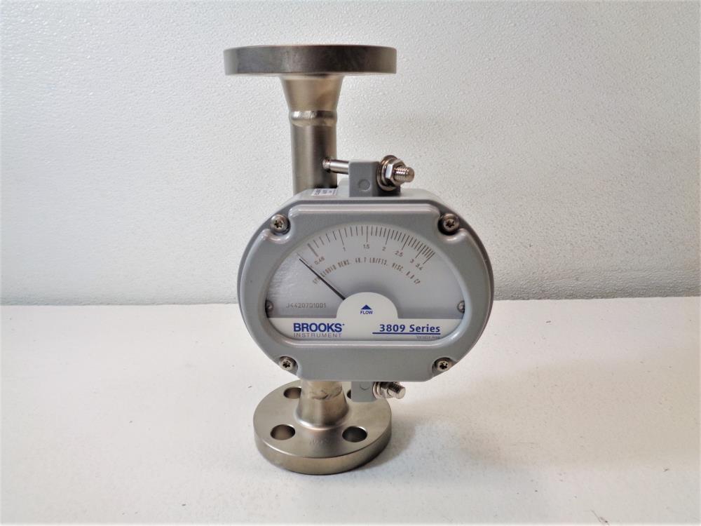 Brooks 3809 Armored Variable Area Flowmeter, 1/2" Flanged, 3809GKA08CGAB1A00000